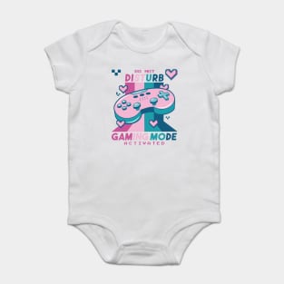 Do Not Disturb Gaming Mode Activated Video Gamer Retro Baby Bodysuit
